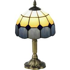 E27 Table Lamps Homcom Nightstand Blue Table Lamp 35cm