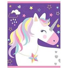 Purple Wrapping Paper & Gift Wrapping Supplies Unique Party Unicorn Bags Pack of 8