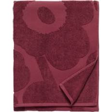 Marimekko Textiles Marimekko Unikko Solid 75 x 150 cm Serviette de bain Rouge (150x70cm)