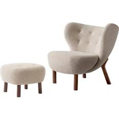 Meubels &Tradition Little Petra VB1 Beige/Walnut Armchair 75cm 2pcs