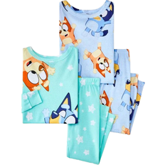 Best Nightwear Children's Clothing Bluey Toddler Snug Fit Bluey Cotton Pajama Set 2-pcs - Blue