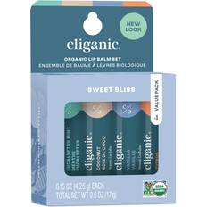 Cliganic Organic Lip Balm 4 Pack