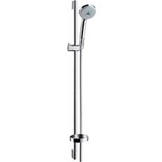 Argent Ensembles de barres de douche et douchettes Hansgrohe Croma 100 Set Douche 90 cm Argent, Chrome