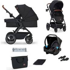 Asiento de coche - Sistema de Viaje Carritos Kinderkraft Carrito Bebé 3 en 1 B-Tour con Mink Pro 22 kg - Black (Sistema de Viaje)