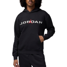 Pullover NIKE Jordan Essentials Men's Fleece Hoodie - Black/White