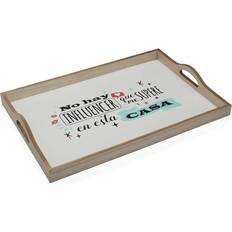 Versa Trä Influencer Bricka MDF 30 x 5 x 45 cm Serveringsbricka