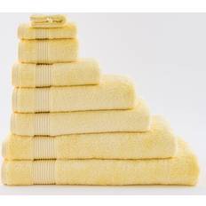 Dunelm Egyptian Cotton Bath Towel Yellow (140x80cm)