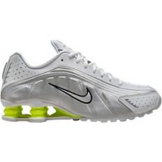 Nike shox white NIKE Shox R4 W - White/Metallic Silver/Volt