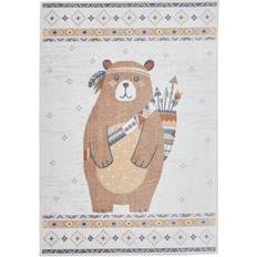 Think Rugs Kid's Vida Washable Bear Rug 47.2x66.9"