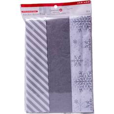 Celebrate It Silver Snowflakes Christmas Tissue Paper 36ct 20 x 20 in