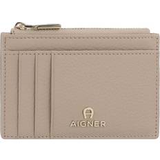 Beige Card Cases Aigner Fashion Credit Card Case - Beige
