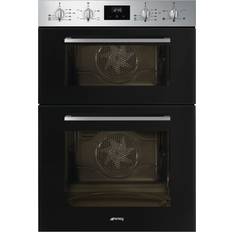 Smeg Cucina DOSF400B Built In Cucina Oven Stainless Steel, Black