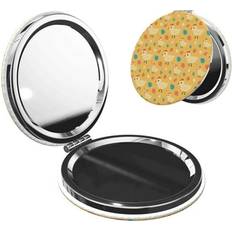 Cosmetics Bingfone Flowe Chicken Print Makeup Mirror - Round Shape