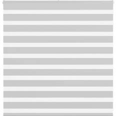 Gardiner & Tilbehør vidaXL Zebragardin Lysegrå 140x100 cm Polyester
