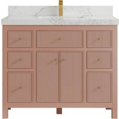 Willow Collections Sonoma 42 Bathroom Vanity In Warm Terracotta