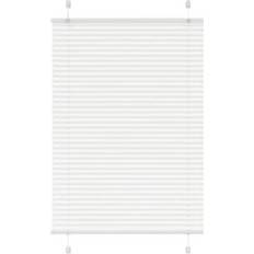 vidaXL Plisserad Persienn Vit 100x150 cm Tyg 100x150 cm 100x150cm