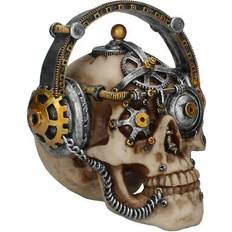 Nemesis Now Now Techno Talk Dödskalle 14.5 cm Brun Prydnadsfigur