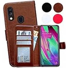 Stargadgets Samsung Galaxy A40 PU Nahkainen Lompakkokotelo