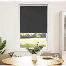 Black Roller Blinds vidaXL Roller Blind Blackout 85x150 cm Fabric Width 80.7 cm