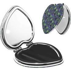 Cosmetics Salouo Magic Toads in Hats Print Makeup Mirror - Heart Shape