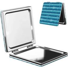 Cosmetics Bingfone Pearlescent Scales Print Makeup Mirror - Square