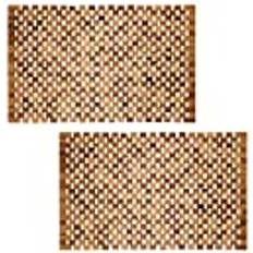 Badrumstillbehör Pana Eco Badmatta Trä 100% 2-pack