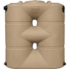 Plastic Rain Barrels Bushman Mocha Slimline Rainwater Harvesting Tank 265 Gallon