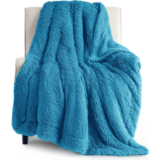 Blankets King Size Blanket for Bed 90" W x 108" L Blankets Blue