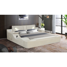 Beds Orren Ellis Smart Multifunctional King Size Bed 36.48 H x 104.05 W x 102.61 L