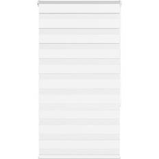 Gardiner & Tillbehör vidaXL Rullgardin Zebra Vit 75x150 cm Tyg 75x150 cm