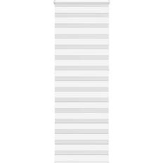 Gardiner & Tillbehör vidaXL Rullgardin Zebra Vit 70x230 cm Tyg 65,9 cm Polyester