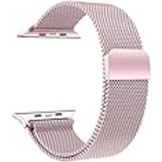 Acero Correas de reloj inteligente Ksix Correa Intercambiable de Metal Rosa Urban y Apple Watch 42/44/45/49mm