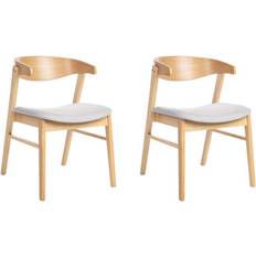 Wood Kitchen Chairs Beliani Set Of 2 Dining Chairs Kitchen Chair 2pcs