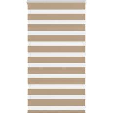 90.0 cm Roller Blinds vidaXL Zebra Blind Sand Brown 90x100 cm Fabric Width 90x190cm