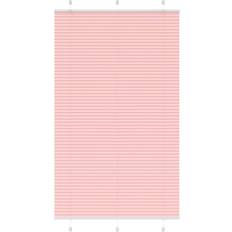 vidaXL Plisserad Persienn Rosa 115x200 cm Tyg 114,4 cm