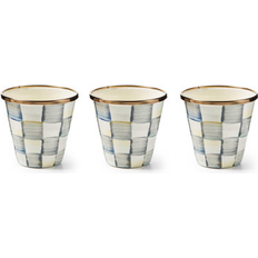 Sterling Check Herb Pots Set of 3