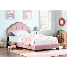 Pink Beds Mercer41 Ajeenah Upholstered Platform Bed 39.51 H x 44.01 W x 79.01 L