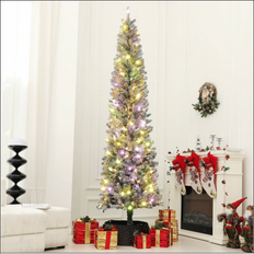 Ophelia & Co 7.5 ft Pre-Lit Pencil 9' Christmas Tree