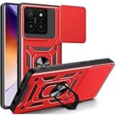 Betterfon Xiaomi 14T Pro Pansarfodral Röd