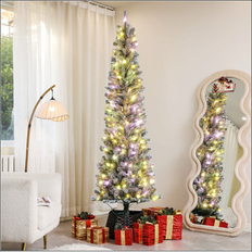 Ophelia & Co 7.5 ft Pre-Lit Pencil Christmas Tree