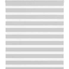vidaXL Rullgardin Zebra Ljusgrå 135x100 cm