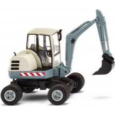 Wiking H0 Heavy-Duty Vehicle Mini-Excavator Alpine Blue