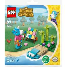 Painting LEGO Animal Crossing Julian's Beach Painting 30703