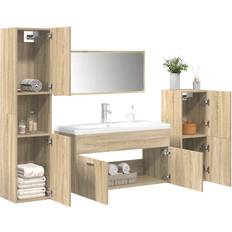 Bathroom Furniture vidaXL 5 Piece Bathroom Furniture Set