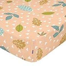 Lakan Barnrum på rea HappyFriday Moshi Moshic Harvestwood Multifärg Lakan 60 x 120 x 14 cm