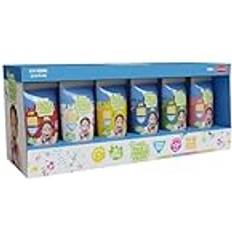 Blåa Fingerfärger Goodmark Natural Face & Finger Paint 65 ml 6-pack
