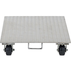Furniture Dollys Vestil Aluminum Dolly PDA-2436-R-S-H 36"L x 24"W with Solid Deck & Rubber Wheels