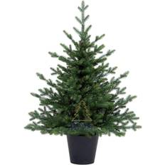 Juletræ mini Bauhaus Spruce Mini Green Juletræ 120cm