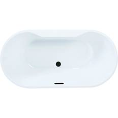 Kingston Brass Aqua Eden 63" Free Standing Tub