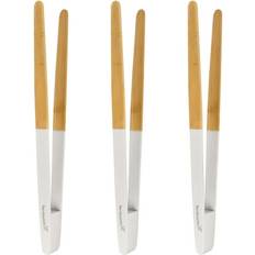 Bamboo Cooking Tongs Bamboomn Premium 12 Reusable Bamboo Kitchen Toast Tongs 3 Pieces Cooking Tong